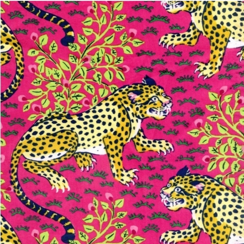Printfresh Bagheera Sleep Shorts Hot Pink Leopard Print Size 2X - Picture 2 of 12